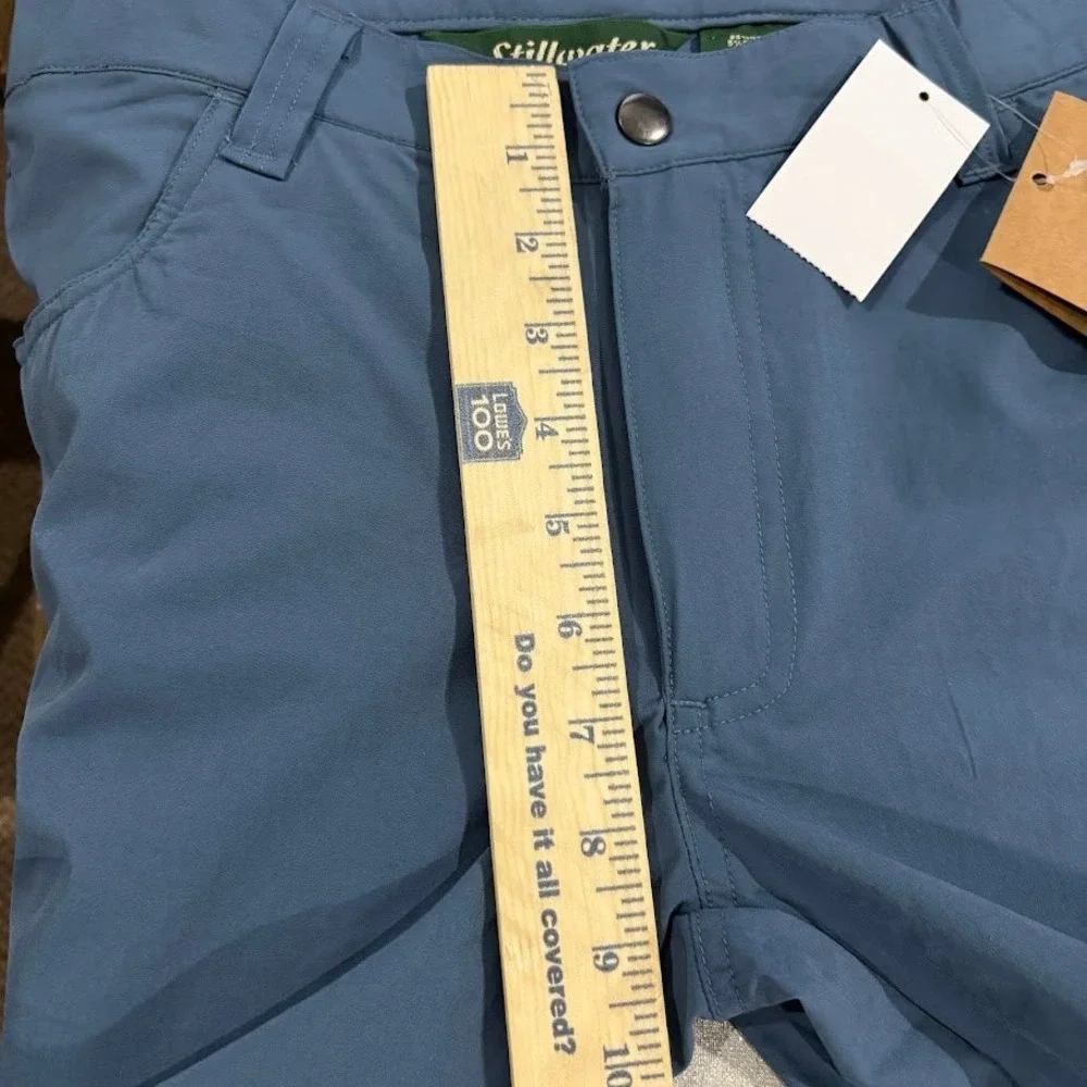 Stillwater Supply Co Hiking Shorts Wms 10 Blue Nylon Spandex Stretch Outdoor NEW